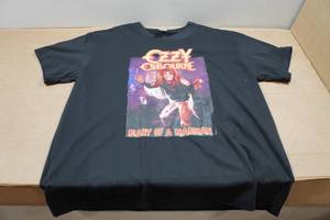 lot 203 image: Ozzy Osbourne Diary of a Madman T-Shirt - XL