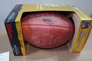 Tom Brady Signed Football with COA