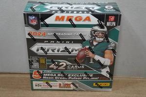 lot 5 image: 2024 Panini Prizm Mega Box of Football Card Packs - Neon Green Pulsar Prizms