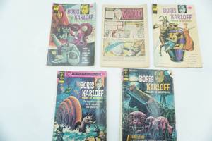 lot 169 image: Vintage Gold Key Comics 5ct Boris Karloff Tales of Mystery