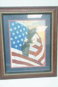 lot 188 image: Majestic Eagle Framed Print by Derk Hansen