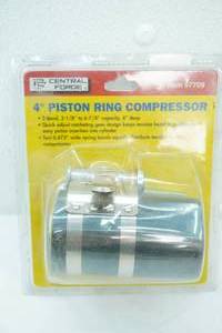 lot 196 image: Central Forge 4 Piston Ring Compressor. NEW in packing