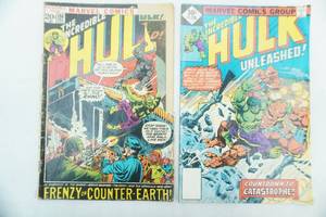lot 147 image: Vintage Marvel Comics The Incredible Hulk