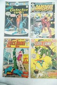 lot 151 image: Vintage DC & Marvel Comics Batman, Lois Lane, Daredevil