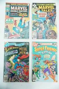 lot 165 image: Vintage DC & Marvel Comics