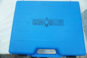 lot 16 image: MATCHGUNS Air Pistol and Case. MG-1 Made in Italy. 4.5 cal.