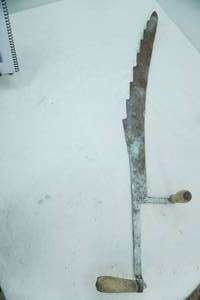 lot 31 image: Antique Hay Knife, Hay Saw