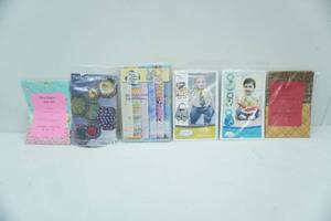 lot 41 image: NEW Quilting Kits. Table Topper, Baby Bibs. CUTE