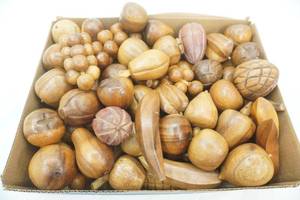 lot 53 image: Wooden Fruit Decor