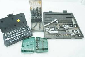 lot 73 image: Socket Sets and Drill Bits