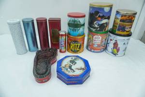 lot 102 image: Collection of Tins