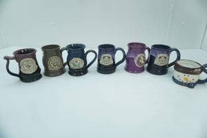 lot 106 image: Renaissance Festival Stoneware Mugs