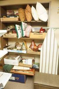 lot 118 image: Decor, Candles, Lamps, Ironing Board, Hamper