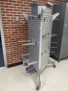 lot 38 image: Rolling display store fixture