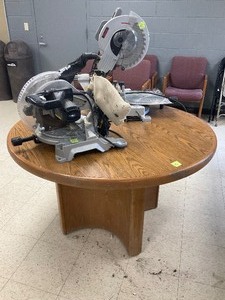 lot 53 image: Round conference room table