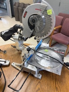 lot 54 image: Clarke 12 Sliding compount mitre box saw