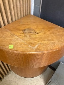 lot 58 image: Corner display stand