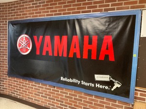 lot 73 image: Yamaha Banner