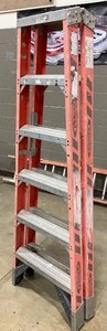 lot 294 image: Werner double sided step ladder