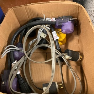 lot 334 image: Box of cords