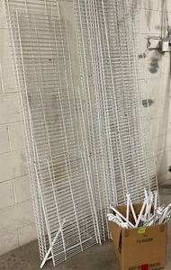 lot 345 image: Lot of closet shelving