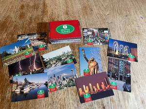 lot 17 image: Seattle Scenes Postcards - Assorted Landmark Card Collection