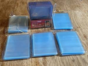 lot 32 image: Ultra PRO 3 x 4 Regular Toploader Blue 54-Pack
