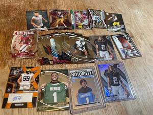 lot 39 image: Panini Notoriety 2025 Mosaic Football RC Lot - Omarion Hampton, Ashton Jeanty