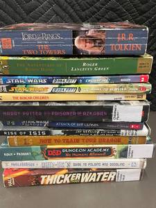 lot 47 image: Book Lot - Tolkien, Potter, Star Wars, Dragon, D&D & More (12 Volumes)