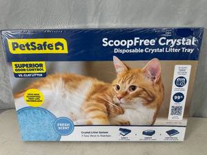 lot 5 image: New Petsafe ScoopFree Disposable Crystal Litter Tray Refill