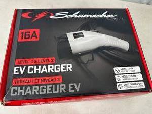 lot 8 image: New Schumacher 16amp EV Charger  Electric Vehicle Charger