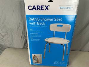 lot 11 image: New Carex Bath and Shower Seat with Back