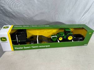 lot 51 image: New John Deere Semi Truck, Trailer, Tractor Toy