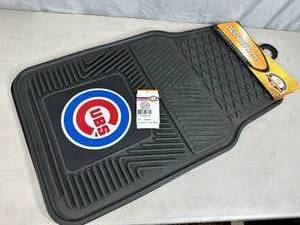 lot 57 image: New Chicago Cubs Auto Floor Mats