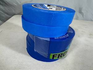 lot 82 image: 4 New Rolls of Blue Painters Tape