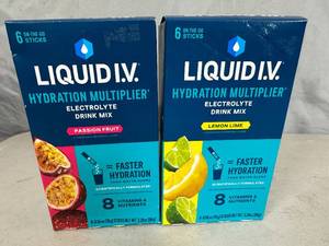 lot 88 image: 2 New Boxes of Liquid IV Hydration Electrolyte Mix