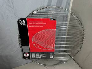 lot 114 image: New 22.5 inch Stainless Steel Grill Grate - Replacement for Weber
