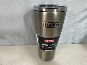lot 120 image: New 24 oz Thermos Stainless Travel Tumbler - Scuffed
