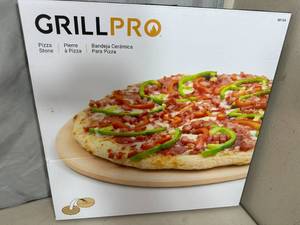 lot 126 image: New Grill Pro Dual Sided Pizza Stone