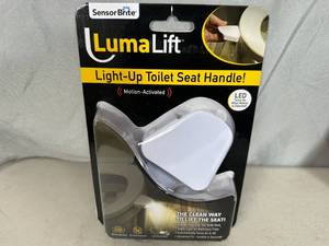 lot 132 image: New Luma Lift Light-Up Toilet Seat Handle - Motion Activated