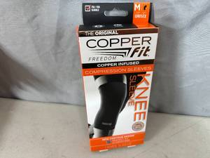 lot 136 image: New Copper Fit Knee Compression Sleeve - Medium
