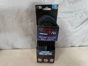 lot 140 image: 3 New Pairs Copper Fit Energy Work Socks