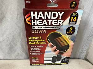 lot 194 image: New Handy Heater Rechargeable Hand Warmers