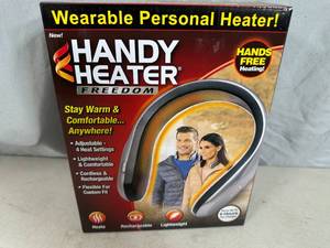 lot 210 image: New Wearable Handy Heater Freedom Personal Heater
