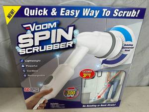 lot 212 image: New Voom Spin Scrubber Rotating Scrub Brush