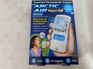 lot 217 image: New Arctic Air Deluxe Pocket Chill Personal Air Cooler