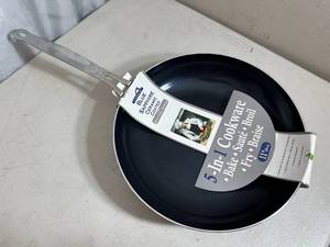 lot 219 image: New Blue Sapphire Ceramic Coated 11 inch Frying Pan