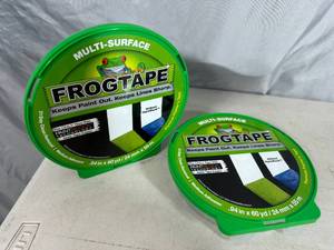 lot 236 image: 2 New Rolls of Frogtape Premium Painters Tape - .94 inch