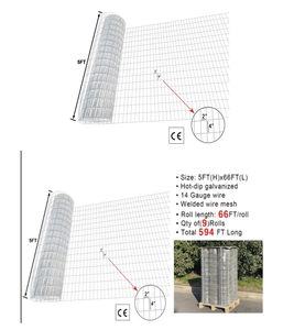lot 25 image: K0520-9 Unused Hot-dip Galvanized Welded Wire Mesh