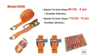 lot 7 image: Unused Ratchet Tie Down  Straps Model KG46